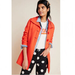 Anthropologie Wellesley Pleated Peacoat